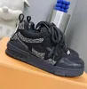 Skate sneakers designer skor mode kvinnor män mesh abloh lyxskor plattform virgil maxi casual snörning löpare tränare sneaker utomhus luis vuittons szie35-43