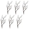 Decorative Flowers 6 Pcs Halloween Decoration Simulation Table Books Artificial Antlers Tree Branches Fake Accessory Stem Vase Plastic DIY