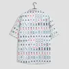 Męskie koszule zwykłe Chińsko-Chińskie ubrania Mahjong Specjalne do walki garnitury Kobiety z krótkim rękawem Dwuczęściowy zestaw