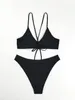 Costumi da bagno femminile sexy croce corse in bikini y2k micro perizoma costume da bagno in alto in giro per la spiaggia delle donne vacanza di tendenza abitante del bagno brasiliale brasiliale