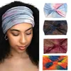 Bandanas Durag 2023 Tie Dye Широкие повязки на головные повязки для женщин ретро -повязки Урбанские повязки для девочек аксессуары для повязки на головные повязки.