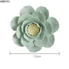 Decoratieve beeldjes Agmsyeu Simple en Creative Three-Dimensional Lotus Magnolia Wall Decoration Living Room Slaapkamer TV Achtergrond