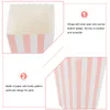 Sortez des conteneurs 24 PCS Popcorn Box Boîtes de théâtre Storage Bac Food Plateau portable Bucket Paper Film Craqueur