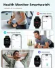 1hao Akıllı Saat Serisi 9 8 45mm 2.1 "Erkek Kadınlar İzle Bluetooth Çağrı Bileklik Bileklik Kablosuz Şarj Fitness Tracker Sport Smartwatch Iwo Android iOS Saatler
