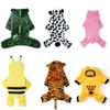 F8DC Dog Apparel ubrania pies pies miękki ciepłe polarowe psy Jumpsuits ubrania dla małych psów koty szczeniąt bakoiny chihuahua Yorkshire Costume Coats D240426