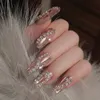 Nailor draagt pantser hoog -graad pure verlangen wind nagel patch afgewerkte producten dragen pantser vol boor grote boor grote boor grote nagel patch glitter nagels polygel nagel kit