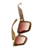 Luksusowe milioner okularów przeciwsłonecznych pełna ramka Vintage Sunglass Designerskie okulary przeciwsłoneczne dla mężczyzn błyszczące złoto gorące sprzedaż złoto plated 0993
