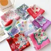 Scarves Fashion Beautiful Shawl Cotton Linen Small Square Scarf Floral Printed Hair Headscarf Cute Neckerchief Women Soft