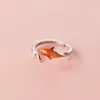 Cluster anneaux Red Koi Fish Ring Femmes Bijoux vintage pour chance