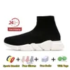 Speeds Socks Runners Buty Designber Sneakers Mężczyźni buty Kobiety koronkowe wsuwane potrójne trener White Runner Black Pink 1.0 Graffiti Knit Platform But 36-45