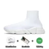 Nouvelles chaussures de créateur Fashion Trainer Plateforme Mens pour hommes Triple chaussettes Boots Noir blanc graffiti