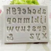 Formen 3D -Buchstaben Nummer Silikon Fondant Formen Schokoladenkuchenformen Kuchen Dekorieren DIY -Werkzeuge Jelly Cookies Backdruckform 2023