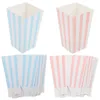 Sortez des conteneurs 24 PCS Popcorn Box Boîtes de théâtre Storage Bac Food Plateau portable Bucket Paper Film Craqueur