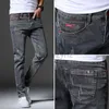 Herren Jeans 2022 Frühling und Herbst neue Männer Jeans schlanke fit elastische Füße Hosen Herren Jeans Koreanische Jugendhosen Plus Size Hosen