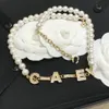 Accessori di gioielli designer di diamanti colorati Accessori per la lettera di marca Catena di maglione a ciondolo a ciondolo