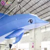 6ml (20 Fuß) mit Gebläse Großhandel im Freien im Freien Event Werbung aufblasbare Jagddelphinballons in die Luft jagen Cartoon Tiermodelle für die Dekoration der Ozean -Themen mit Luft