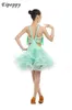 Stage Draag Latin Dance Performance Clothing Girl's Bright Diamond Tassel Rok Kindercompetitie