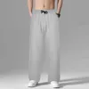 Erkek pantolonlar erkek gevşek ve uzun pantolon yeni erkek katlanır rahat pantolonlar erkek hafif açık spor fitness spor pantolonl2404
