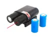 Óptica Luz da arma de arma tática com vermelho azul verde dot laser de pistola de pistola combo lanterna de lanterna vermelha de laser verde para trilho de 20 mm