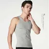 Men's Tank Tops Hot selling 3 pieces/100% pure cotton mens sleeveless vest solid muscle vest underwear O-neck gym clothing full topL2403L2403