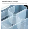 Storage Bottles Kitchen Dispenser Refrigerator Organizer With Lid Transparent Onion Ginger Garlic Four-part Plastic Box