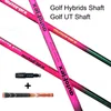 Auto Golf Hybrids Albero UT Pink Color 40Inch5055x505xx Testa Flex 0370 Hybrid Club 3 240424