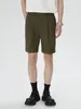 Shorts masculins haut de gamme 2024 Linge d'été mélangée mixte pantalon de longueur de genou respirant de la peau décontractée.