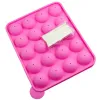 Stampi da 20 buchi per torta in silicone pop stampo lollipop maker cottura stampo stampo chi cioccolato bar stampo accessori per la cucina di decorazione