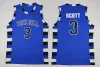 NCAA One Hill Ravens Basketball Jersey Movie 3 Lucas Scott 23 Nathan Scott Black White Blue