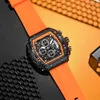 Wristwatches الفاخرة العلامة التجارية أزياء أزياء Onola متعددة الوظائف الكوارتز الشريط الصامت الساعة Q240426