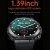 Montres K56PRO Smart Watch Men Fitness Tracker Bluetooth Call Smartwatch Sport Modes Carefre Care Traft Pressure Montrall pour Android iOS