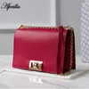 Sac 206 # Aprilla 20cm 24cm Fashion Luxury Ly Luxury Sacs d'épaule authentique Real Leather Woman Hands sacs Messenger