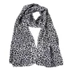 Xales estampas de leopardo feminino linho de algodão Balinese Fashion Fashion Sconst Lightweight confortável lenço minimalista suave e respirável D240426