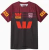 NOVO QLD 2023 2024 Queensland Maroons Rugby Jerseys State de Origem Treinamento Indigno Rugby camisa Nome e número personalizados