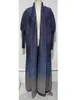 Trench-Coats pour femmes Gvuw Mateau de couleur de gradient plissé pour les femmes à manches longues ceinture de repeuple original Designer Brillbreaker 2024 printemps 17G3374