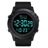 Relvadores de pulso Os homens da moda lideraram a data digital Sport Military Rubberz Quartz assistir Alarm à prova d'água RELOJES RAROS ORGINALES HOMBRES