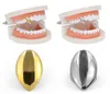 Hip hop 14k oro oro griglie a denti singoli tappeti da denti personalizzati da vampiro per balli di gioielli da festa di Halloween 7940521