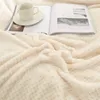 Morbido pile di pile spessa trapunta biancheria da letto involuta coperta coperta calda passeggiata per passeggino da sonno dono termico 240417