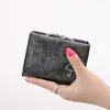 Portefeuilles portefeuille de portefeuille pour femmes petites dames femelles hasp mini pochette pour fille courte femme monnaie à bandoulière