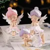 Figurina da fumetti figurina da ballerina statue carina decorazione decorativa desktop mini auto decorazione per la casa 240427