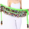 Belts 2024 Belly Dance Costume Clothes Belt Bellydance Waist Chain Hip Scarf Women Girl With Sequin 11 Color