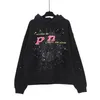 Hoodies Men Women Designer hoodie High Quality Foam Print Graphic Pink Sweatshirts Pullovers T1