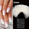 30 fogli di nail art nail art adesivi auto adesivi 3d white fiocchi di neve decalcomanie forniture per manicure cursori 240425