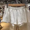 Dames shorts bear eyelet dames verticale lijn katoen kawaii schattige skort girls zomer trending 2000s y2k kleding 2024 streetwear