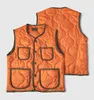 Gilets masculins en nylon en nylon matelassé veste sans manche