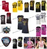 Iowa Hawkeyes Basketball Jersey NCAA Caitlin Clark 22 Sydney Affolter Molly Davis Hannah Stuelke S-3XL Full sömnad ungdomskvinnor Indiana Febertröjor 2024