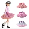 Baby Girls Tiulle Tutu Balet Balet Tancerz Pettispyrt Fluffy Child Balet Umiejętności Party Dance Księżniczki Tiul Costume 1-10Y 240424