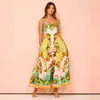 Vestidos casuais básicos designer moda estampa de moda estampa de traseira tira sexy bainha grande vestido solto para mulheres tamanho grande roupas femininas