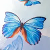 Ice Coolling Fitted Sheet Satin Bed Sheet for Double Bed Butterfly Printed Bed Cover Queen/King Bed Sheetpillowcase need order 240410