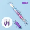 Żel 12pcs Y2K Nail Art Graffiti Pen 12color 0,7 mm malarstwo pen wodoodporne szybkie suche francuskie linie paznokcia długopis Manicure Przenośne narzędzie